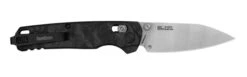 Kershaw Bel Air Folding Knife Black Carbon Fiber Handle Magnacut Reverse Tanto Plain Edge 6105CF