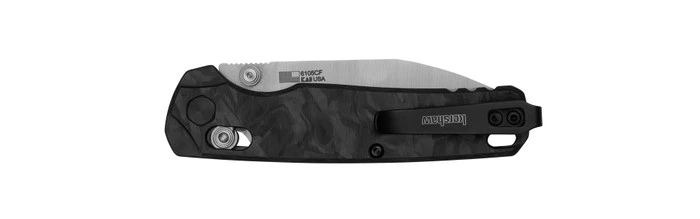Kershaw Bel Air Folding Knife Black Carbon Fiber Handle Magnacut Reverse Tanto Plain Edge 6105CF 5 Kershaw Bel Air Folding Knife Black Carbon Fiber Handle Magnacut Reverse Tanto Plain Edge 6105CF - Image 5