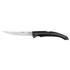 Kershaw Fillet Folding Knife Black GFN Handle 420J2 Plain Edge 1258 -Grind worx 1258 profile 28991.1743463496