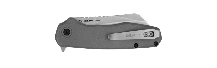 Kershaw Warf Folding Knife Gray Nylon Handle Flipper 1414 2 Kershaw Warf Folding Knife Gray Nylon Handle Flipper 1414 - Image 2