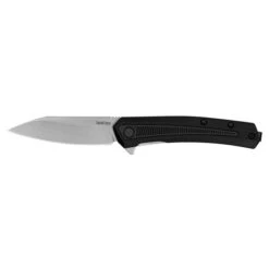 Kershaw Raygun Folding Knife Black GFN Handle 4Cr14 Reverse Tanto Plain Edge Stonewash Finish 1427