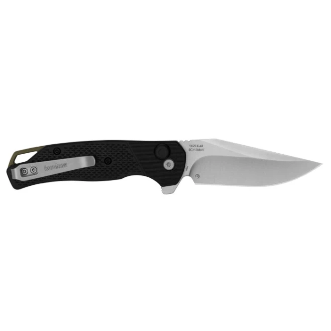 Kershaw Runoff Folding Knife 8Cr13MoV Satin Finish Black Nylon Handle 1429 2 Kershaw Runoff Folding Knife 8Cr13MoV Satin Finish Black Nylon Handle 1429 - Image 2