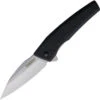 Discontinued Kershaw Rhetoric A/O Knife Black GFN Handle Plain Edge Bead Blast Blade 1342