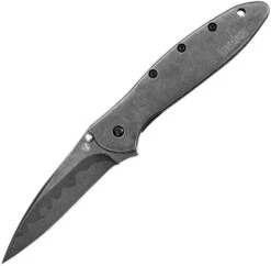 Kershaw Composite Blade Leek Blackwash Knife 1660CBBW Made In The USA