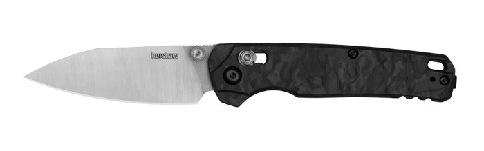 Kershaw Bel Air Folding Knife Black Carbon Fiber Handle Magnacut Reverse Tanto Plain Edge 6105CF 2 Kershaw Bel Air Folding Knife Black Carbon Fiber Handle Magnacut Reverse Tanto Plain Edge 6105CF - Image 2