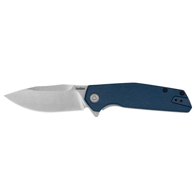 Kershaw Lucid Folding Knife Blue GFN/SS Handle 8Cr13MoV Clip Point Plain Edge Stonewash Finish 2036 1 Kershaw Lucid Folding Knife Blue GFN/SS Handle 8Cr13MoV Clip Point Plain Edge Stonewash Finish 2036