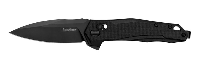 Kershaw Monitor Folding Knife Black GFN Handle D2 Spear Point Plain Black Blade 2041 1 Kershaw Monitor Folding Knife Black GFN Handle D2 Spear Point Plain Black Blade 2041