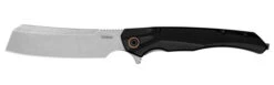 Kershaw Strata Folding Knife Black G10/Stainless Steel Handle D2 Cleaver Plain Edge 2078
