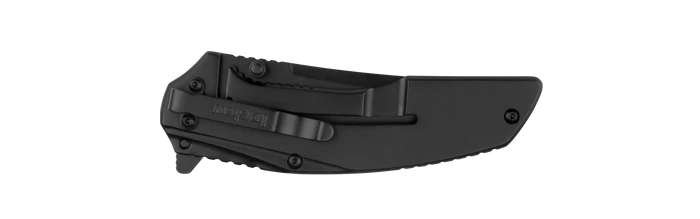 Kershaw Outright Folding Knife Black SS/G10 Handle Trailing Point Black Plain Edge KS8320BLK 2 Kershaw Outright Folding Knife Black SS/G10 Handle Trailing Point Black Plain Edge KS8320BLK - Image 2
