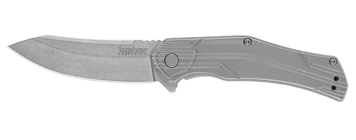 Discontinued Kershaw Husker Frame Lock Assisted Knife Stainless Handle Plain Stonewash Blade 1380 1 Discontinued Kershaw Husker Frame Lock Assisted Knife Stainless Handle Plain Stonewash Blade 1380