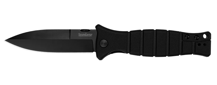Kershaw XCOM Liner Lock Knife Black GFN Handle Plain Black Edge 3425 1 Kershaw XCOM Liner Lock Knife Black GFN Handle Plain Black Edge 3425