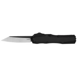Kershaw Livewire Auto Knife Black Aluminum Handle Magnacut Reverse Tanto Plain Edge 9000R