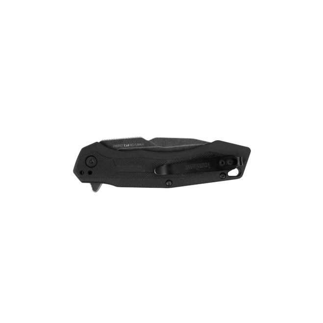 Kershaw Analyst Folding Knife Black Glass Filled Nylon Handle Tanto Partially Serrated Blade 2062ST 2 Kershaw Analyst Folding Knife Black Glass Filled Nylon Handle Tanto Partially Serrated Blade 2062ST - Image 2