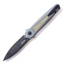 Kershaw Launch 15 Auto Knife Gray Aluminum Handle CPM MagnaCut Spear Point Plain Edge 7950GRY