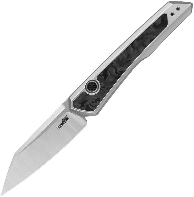 Kershaw Launch 20 Button Lock Auto Knife Gray Aluminum/Carbon Fiber Handle Magnacut Plain Edge KS7050 1 Kershaw Launch 20 Button Lock Auto Knife Gray Aluminum/Carbon Fiber Handle Magnacut Plain Edge KS7050