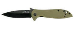 Kershaw Emerson CQC-4K Brown Handle Drop Point Blade Knife W/ Wave 6054BRNBLK