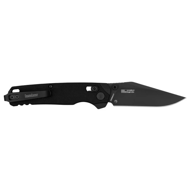 Kershaw Bel Air Folding Knife Black G10 Handle Magnacut Clip Point Plain Black Blade 6106BLK 2 Kershaw Bel Air Folding Knife Black G10 Handle Magnacut Clip Point Plain Black Blade 6106BLK - Image 2