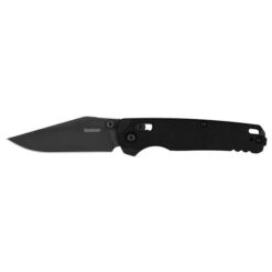 Kershaw Bel Air Folding Knife Black G10 Handle Magnacut Clip Point Plain Black Blade 6106BLK
