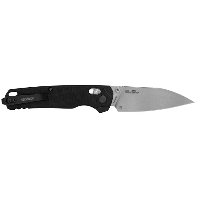 Kershaw Bel Air XL Folding Knife Black G10 Handle Magnacut Reverse Tanto Plain Edge Stonewash Finish 6110 2 Kershaw Bel Air XL Folding Knife Black G10 Handle Magnacut Reverse Tanto Plain Edge Stonewash Finish 6110 - Image 2