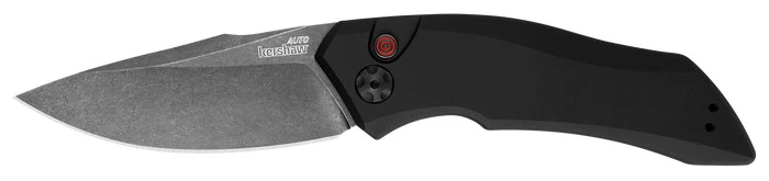 Kershaw Launch 1 Push Button Automatic Knife Black Aluminum Handle Plain CPM-154 Blade 7100BW 1 Kershaw Launch 1 Push Button Automatic Knife Black Aluminum Handle Plain CPM-154 Blade 7100BW