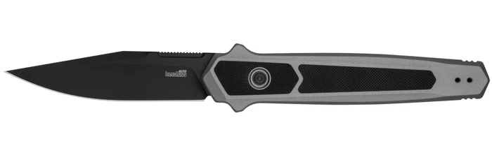Kershaw Launch 17 Automatic Knife Gray Aluminum Handle S35VN Plain Black Blade 7951 1 Kershaw Launch 17 Automatic Knife Gray Aluminum Handle S35VN Plain Black Blade 7951