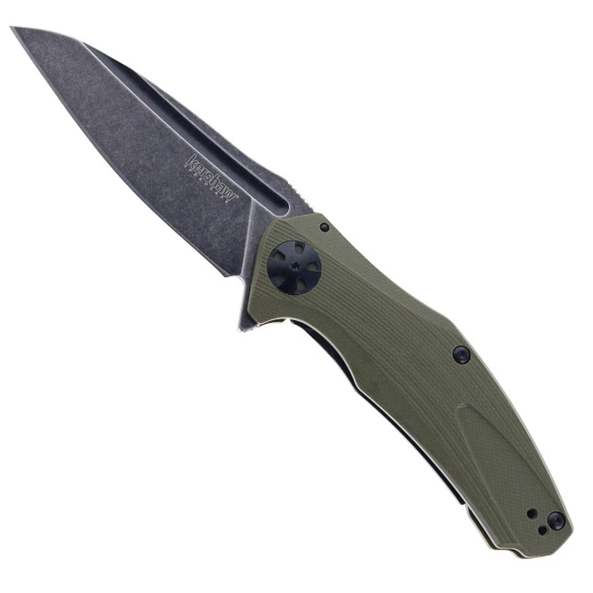 Kershaw Natrix Assisted Opening Green G10 Handle 8Cr13MoV Black Stonewash Blade Folding Knife KS7007OLBW 1 Kershaw Natrix Assisted Opening Green G10 Handle 8Cr13MoV Black Stonewash Blade Folding Knife KS7007OLBW