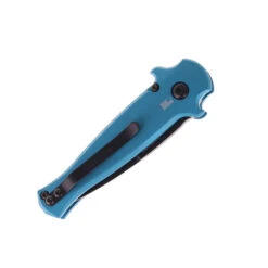 Kershaw Launch 12 Auto Knife Teal/Carbon Fiber Handle Plain Black Blade 7125TEALBLK -Grind worx KERSHAW 7125TEALBLK LAUNCH 12 04 51820.1758559103