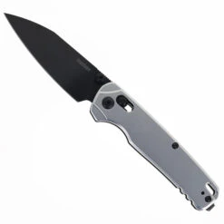 Kershaw Bel Air Beskar Folding Knife Aluminum Handle Magnacut Plain Black Blade 6105RAWBLK