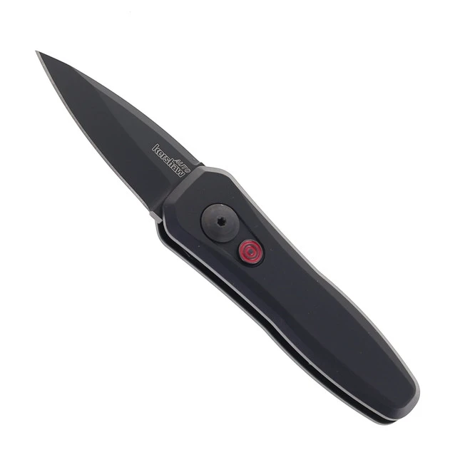 Kershaw Automatic Launch 4 Push Button Lock Knife Black Aluminm Handle Black Plain CPM 154 Blade 7500BLK 1 Kershaw Automatic Launch 4 Push Button Lock Knife Black Aluminm Handle Black Plain CPM 154 Blade 7500BLK