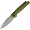 Kershaw Automatic Launch Iridium Olive Folding Knife Stonewash Magnacut KS7038OL