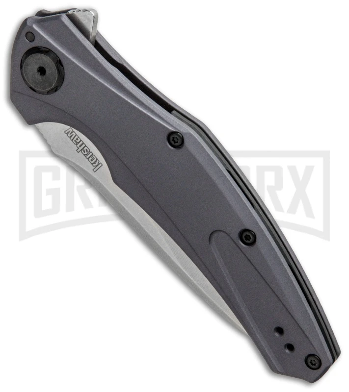 Kershaw Bareknuckle Sub Frame Lock Knife Gray Aluminum Stonewash 2 Kershaw Bareknuckle Sub Frame Lock Knife Gray Aluminum Stonewash - Image 2