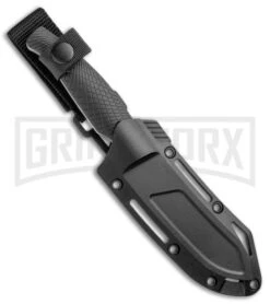 Kershaw Camp 5 Fixed Blade Knife Black FRN Stonewash Clip Point 6 Kershaw Camp 5 Fixed Blade Knife Black FRN Stonewash Clip Point -Grind worx Kershaw Camp 5 Black FRN SW 1083 BHQ 106035 jr sheath large