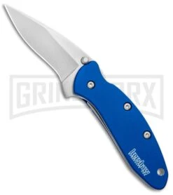 Kershaw Chive Assisted Opening 1.94" Knife Navy Blue Stonewash