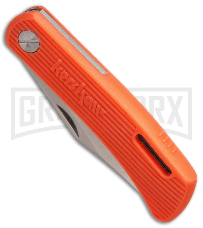 Kershaw D.W.O. Classic 3000 Orange Folding Knife - Satin Plain 2 Kershaw D.W.O. Classic 3000 Orange Folding Knife - Satin Plain - Image 2