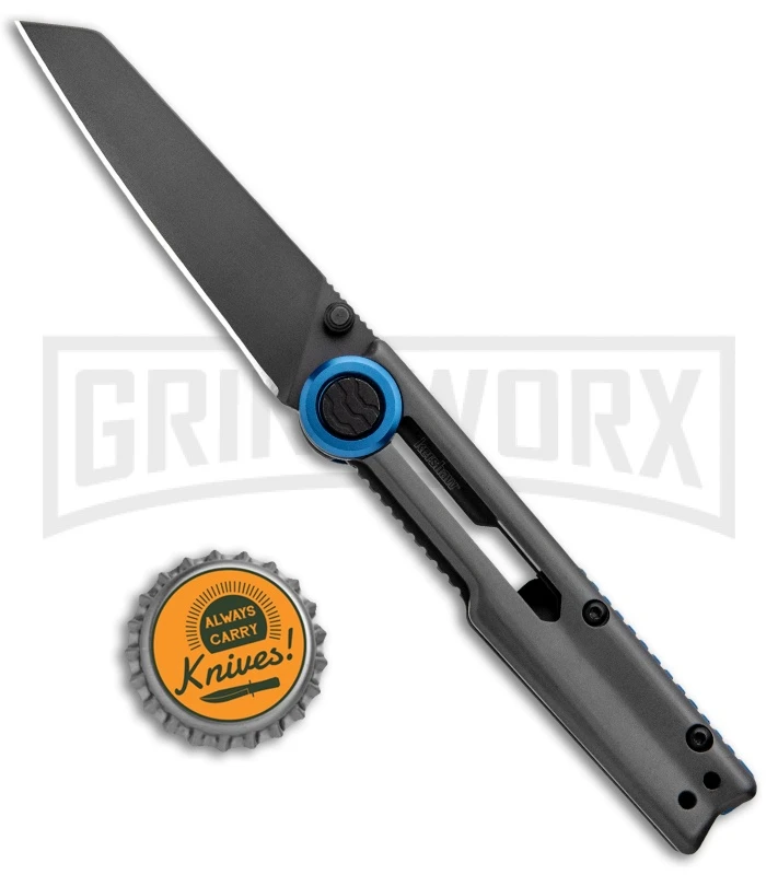 Kershaw Decibel Frame Lock Knife Gray Stainless Steel - Gray Titanium 4 Kershaw Decibel Frame Lock Knife Gray Stainless Steel - Gray Titanium - Image 4