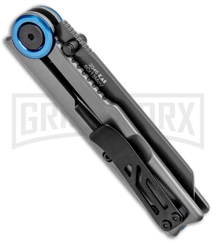 Kershaw Decibel Frame Lock Knife Gray Stainless Steel - Gray Titanium 3 Kershaw Decibel Frame Lock Knife Gray Stainless Steel - Gray Titanium - Image 3