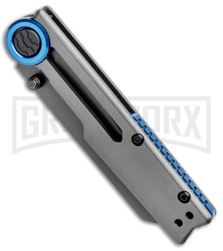 Kershaw Decibel Frame Lock Knife Gray Stainless Steel - Gray Titanium 2 Kershaw Decibel Frame Lock Knife Gray Stainless Steel - Gray Titanium - Image 2