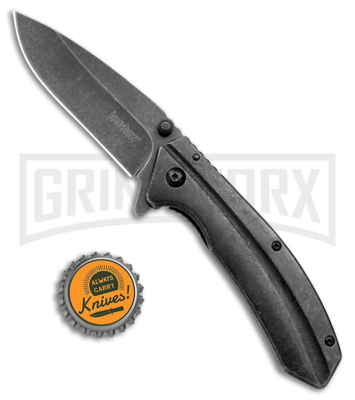 Kershaw Filter Stainless Steel Frame Lock Knife - BlackWash Plain 4 Kershaw Filter Stainless Steel Frame Lock Knife - BlackWash Plain - Image 4