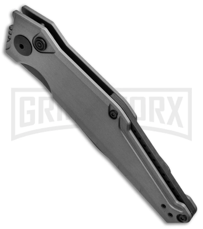 Kershaw Launch 7 Galyean Gray Automatic Knife - Black Plain 2 Kershaw Launch 7 Galyean Gray Automatic Knife - Black Plain - Image 2