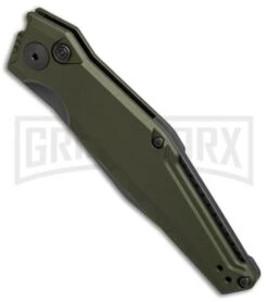 Kershaw Launch 7 Galyean OD Green Automatic Knife - Black Plain 7 Kershaw Launch 7 Galyean OD Green Automatic Knife - Black Plain -Grind worx Kershaw Galyean Launch 7 OD Green black BHQ 75927 er spine large 1