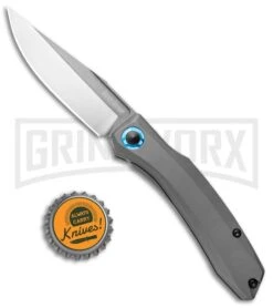 Kershaw Highball Frame Lock Knife Gray Stainless Steel Satin D2 8 Kershaw Highball Frame Lock Knife Gray Stainless Steel Satin D2 -Grind worx Kershaw Highball FL SS Satin 7010 BHQ 106053 jr bottlecap large 1