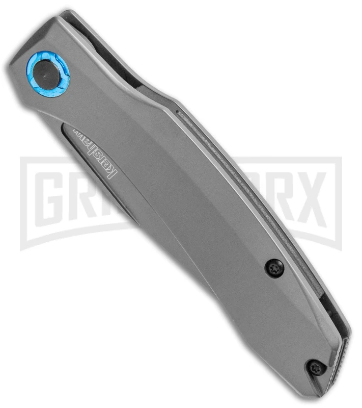 Kershaw Highball Frame Lock Knife Gray Stainless Steel Satin D2 2 Kershaw Highball Frame Lock Knife Gray Stainless Steel Satin D2 - Image 2