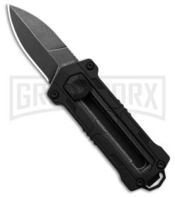 Kershaw Kapsule Manual Slide OTF Knife - Black Plain