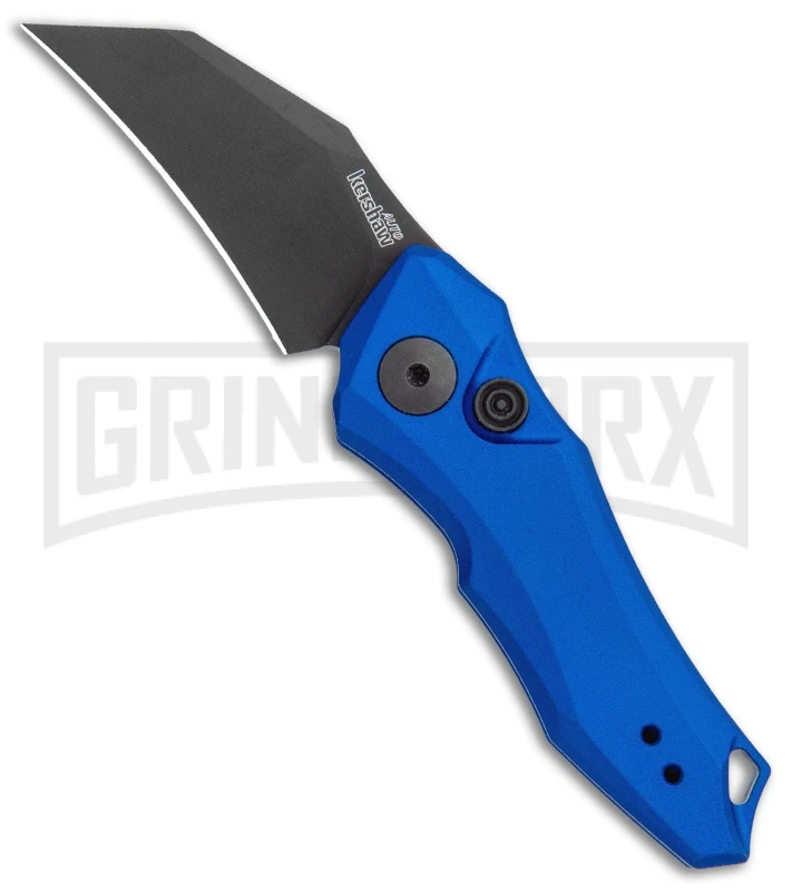 Kershaw Launch 10 Blue Automatic Knife CA Legal - Stonewash Plain 1 Kershaw Launch 10 Blue Automatic Knife CA Legal - Stonewash Plain