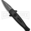 Kershaw Launch 12 CA Legal Black/Carbon Fiber Automatic Knife - Black SW Plain