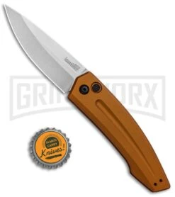 Kershaw Launch 2 Bronze Aluminum Automatic Knife - Stonewash Plain 7 Kershaw Launch 2 Bronze Aluminum Automatic Knife - Stonewash Plain -Grind worx Kershaw Launch 2 Auto Bronze Alum SW KER7200EBSW BHQ 90333 jr bottlecap large