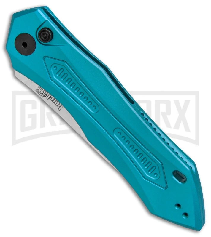 Kershaw Launch 6 Teal Automatic Knife - Stonewash Plain 3 Kershaw Launch 6 Teal Automatic Knife - Stonewash Plain - Image 3
