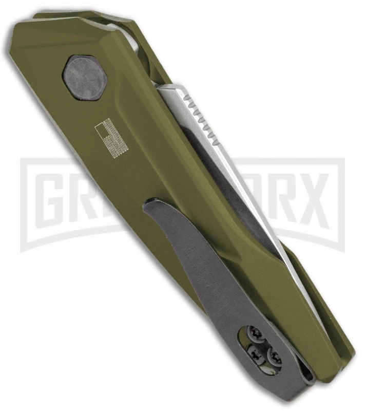 Kershaw Launch 9 OD Green Automatic Knife CA Legal - Stonewash Plain 3 Kershaw Launch 9 OD Green Automatic Knife CA Legal - Stonewash Plain - Image 3