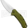 Kershaw Link Drop Point 3.25" Knife Olive Aluminum Stonewash 20CV
