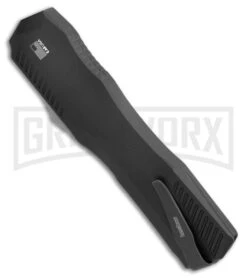 Kershaw Livewire Black Aluminum D/A OTF Automatic Knife - SW Plain 6 Kershaw Livewire Black Aluminum D/A OTF Automatic Knife - SW Plain -Grind worx Kershaw Livewire 15 Knife OTF Black SW BHQ 178516 jr side large